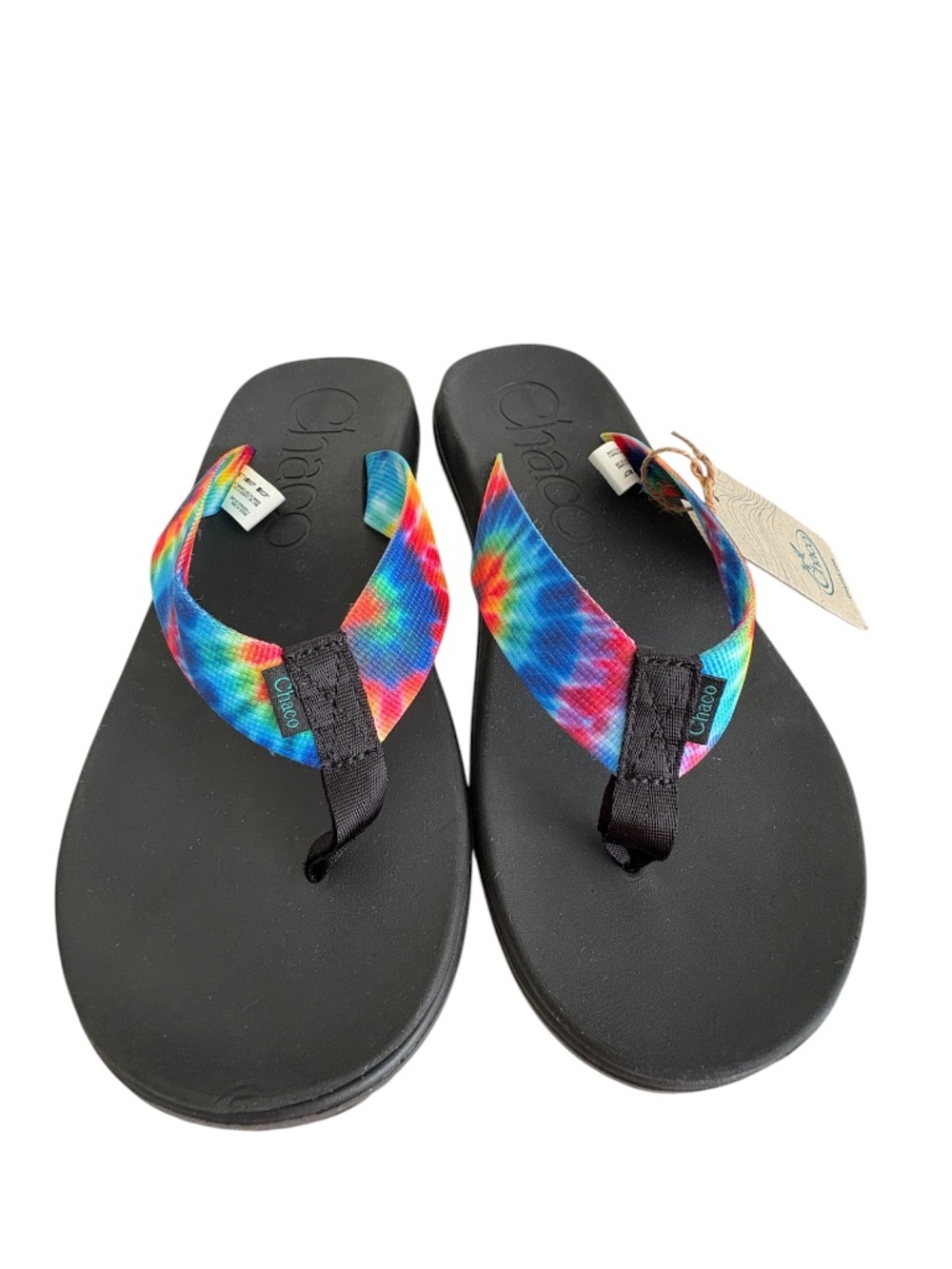 Chaco Men's Chillos Dark Tie Dye Flip Flop Sandal Size US 9 Summer Beach